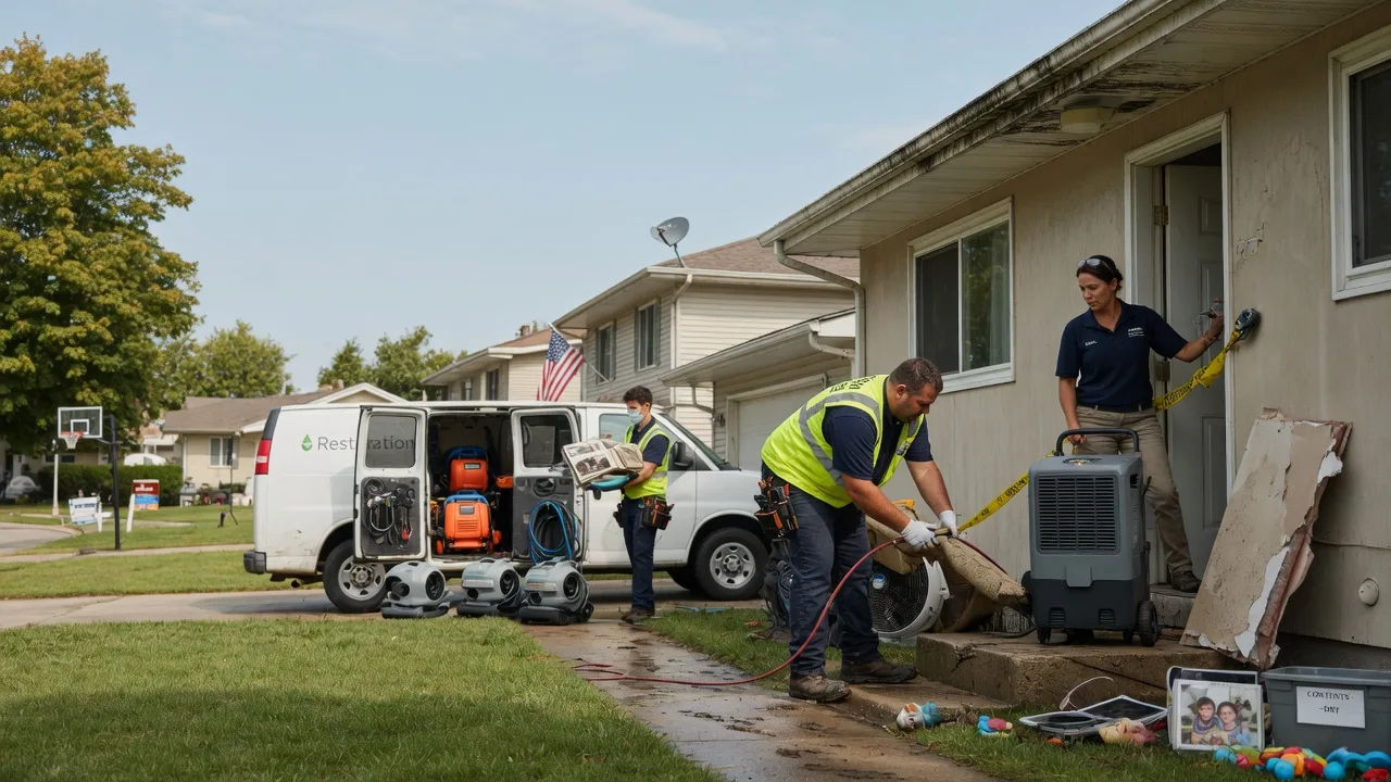 Water Damage Restoration in Piper City, IL near me